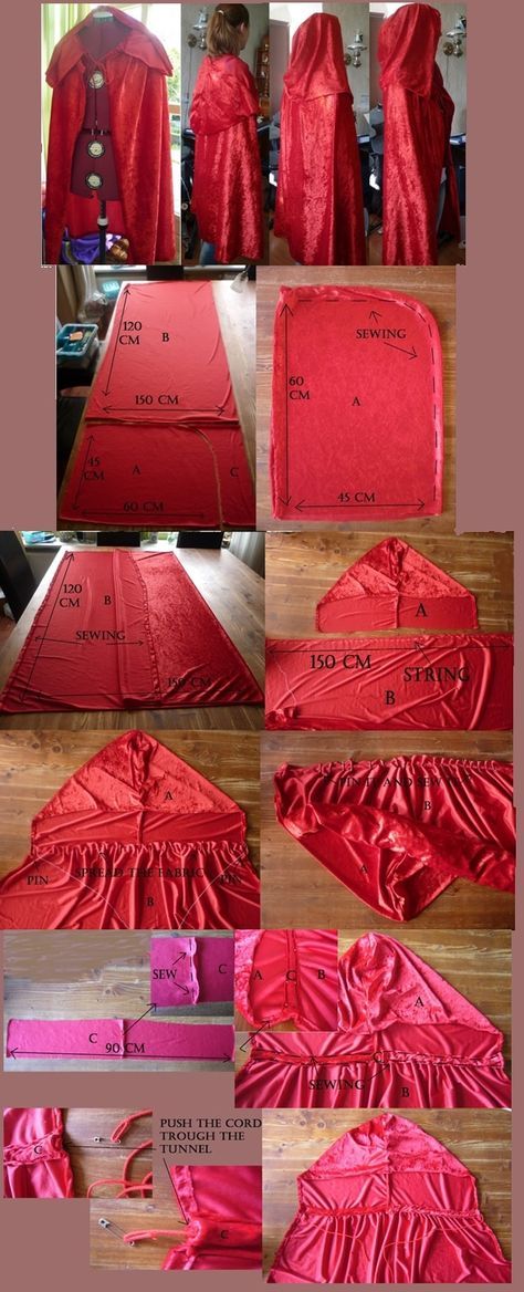 Diy Cape, Haine Diy, Cape Pattern, Diy Kostüm, Seni Dan Kraf, Costumes For Teens, Sew Ins, Idee Cosplay, Cosplay Tutorial