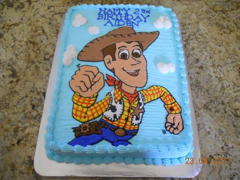 Toy Story Birthday Sheet Cake, Toy Story Sheet Cake, Toy Story Birthday Cake, Woody Birthday, Half Sheet Cake, Tractor Birthday Party, Birthday Sheet Cakes, Toy Story Theme, Toy Story Cakes