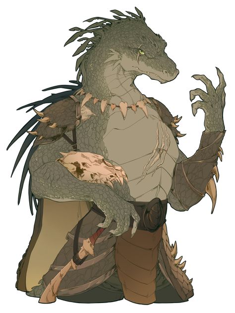 lizardfolk ranger barbarian female scars d&d Dnd Dragonborn, Pathfinder Character, Dungeons And Dragons Characters, Dnd Art, Dungeons And Dragons Homebrew, Dragon Artwork, Creature Concept Art, Fantasy Rpg, Creative Commons