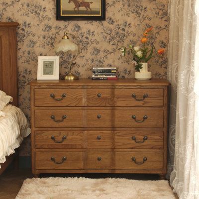 Elevate the look and feel of your bedroom with our elegant wooden five-drawer cabinet! Handcrafted with durability and style in mind, this cabinet features a fade-resistant paint finish that showcases the natural beauty of the wood grain. Made with water-based eco-friendly paint, it's a healthy choice for your home. With its sleek design, smooth curves, and comfortable top, this cabinet is a perfect addition to any bedroom. Plus, its large storage space with organized compartments keeps your ite Nursery Furniture Dressers, Wood Accent Cabinet, Furniture Dressers, Solid Wood Dresser, Small Space Bedroom, Teen Bedroom Furniture, Green Bedroom, Healthy Choice, Apartment Life