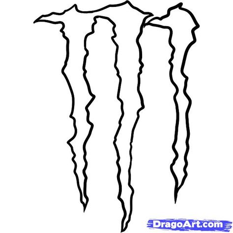 Monster Energy Logo, Monster Energy Drink Logo, Energy Monster, Draw Monster, Modele Zentangle, Monster Logo, Pola Tato, Energy Logo, Monster Energy Drink