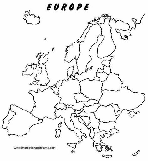 Printable Blank Europe Map Europe Blank Map, Europe Map Printable, Europe Quiz, World Map Europe, Printable Outline, Map Quiz, Travel Photography Europe, Map Of Europe, Europe Travel Outfits