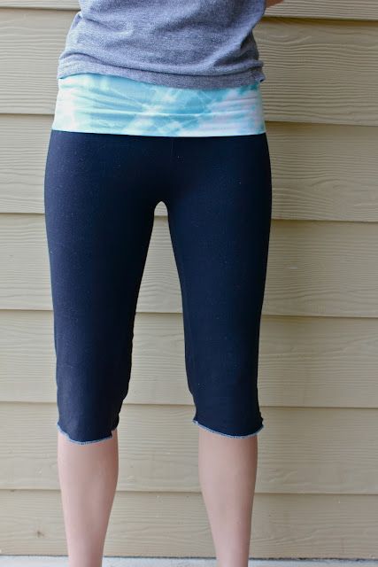 Yoga Pants: a tutorial | Sweet Verbena Comfortable Yoga Pants, Pants Tutorial, Diy Yoga, Diy Pants, Yoga Pants Pattern, Sewing Pants, Waistband Pants, Yoga Pants Outfit, Pants Pattern