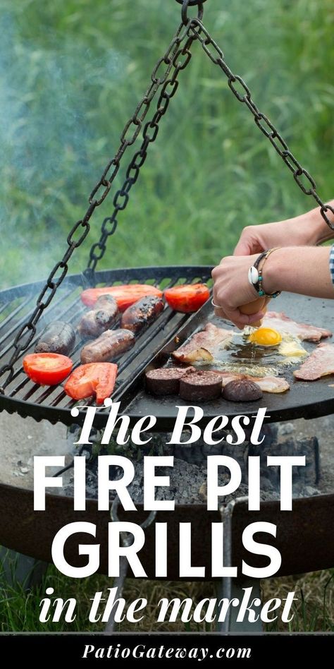 Fire Pit Grills | Outdoor Open Flame Grills | The Best Fire Pit Grills | Cooking Outside | Open Flame Cooking | Cast Iron Grills | Fire Pit Skillets | #cooking #outdoors #camping #grills #BBQ Grill Over Fire Pit, Fire Pit Bbq Ideas, Cooking Fire Pit Ideas, Open Fire Grill Ideas, Open Fire Cooking Equipment, Cooking Over Open Fire, Fire Cooking Pit, Live Fire Cooking, Outdoor Fire Pit Cooking