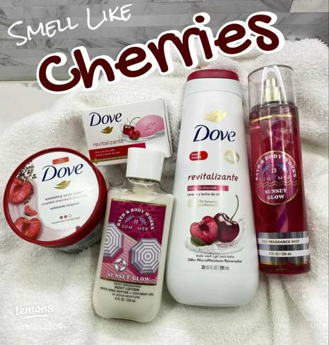 How To Smell Like Cherries🍒All Day! | Gallery posted by Amellia B✨ | Lemon8 Profumo Victoria Secret, Haut Routine, Studera Motivation, Basic Skin Care Routine, Shower Skin Care, Body Smells, Perfect Skin Care Routine, Pretty Skin Care, Bath And Body Care