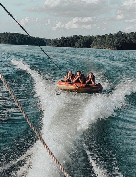 Water, On A Boat, Lake, Orange