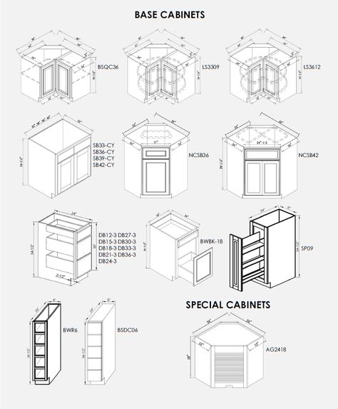 Cabinet Sizes – ProSelect Design Kitchen Cabinet Sizes Chart, Kitchen Cabinets Sizes Layout, Kitchen Details Drawing Cabinets, Kitchen Cabinets Size, Kitchen Design Measurements, Kitchen Cabinet Dimensions Standard, Kitchen Cabinet Types, Kitchen Cabinets Dimensions, Standard Kitchen Cabinet Sizes