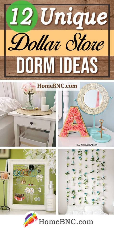 Tree Bedroom Decor, Dorm Room Supplies, Dorm Room Necessities, Tree Bedroom, Dorm Room Decor Ideas, Decorating On A Dime, Dorm Diy, Dorm Organization, Dopamine Decor