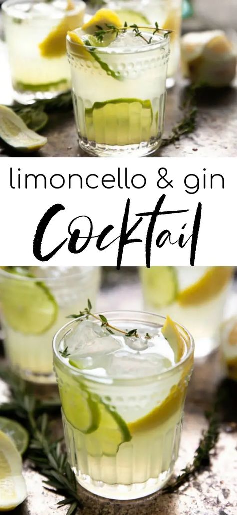 Botanical Drinks, Limoncello Drinks, Limoncello Cocktails, Paloma Recipe, Limoncello Recipe, Italian Cocktails, Gin Recipes, Gin Cocktail Recipes, Gin Drinks