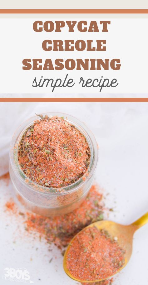 Cajun Spice Recipe, Cajun Seasoning Recipe, Creole Spice, Fish Recipes Baked, Cooking Substitutions, Spicy Seasoning, Homemade Spice Blends, Scalloped Potato Recipes, Creole Seasoning