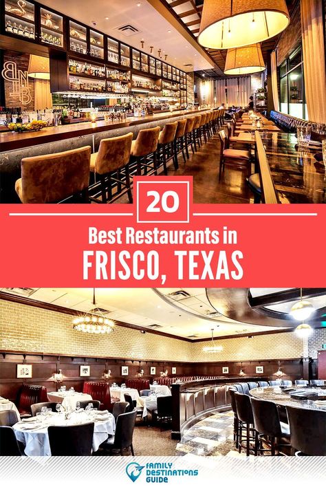 Want to see the best restaurants in Frisco, TX? We’re FamilyDestinationsGuide, and we’re here to help: From incredible brunch spots and amazing places to eat dinner, to local foodie spots and hidden gems, discover the BEST Frisco restaurants - so you get memories that last a lifetime! #frisco #friscorestaurants #restaurantsinfrisco #bestrestaurantsinfrisco #placestoeatfrisco Texas Trip, Lunch Places, Late Night Dinner, Best Mexican Restaurants, Dinner Places, Fancy Restaurants, Dinner Restaurants, Frisco Texas, Cool Restaurant