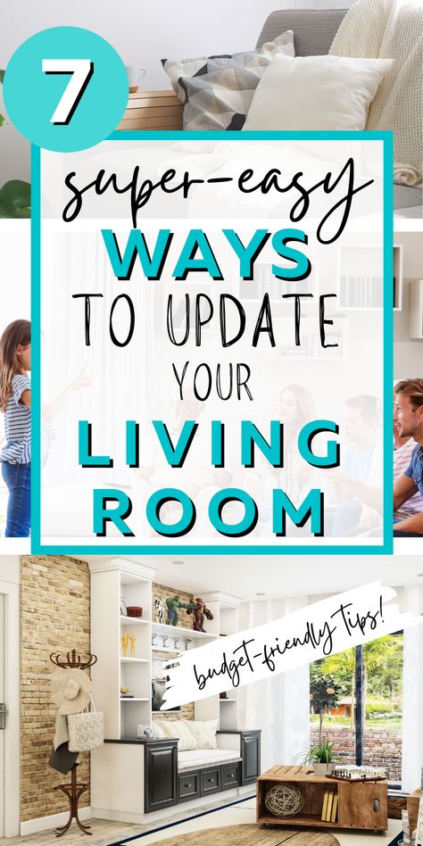 Redecorate Living Room, Inexpensive Living Room, Budget Friendly Living Room, Family Friendly Living Room, Living Room Decor On A Budget, Family Room Makeover, Diy Living Room Decor, Living Room Renovation, Living Room Redo