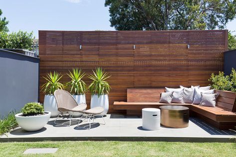 New Zealand's hottest outdoor design trends Concrete Deck Ideas, Deck Ideas New Zealand, Sunken Patio, Concrete Deck, Modern Patio Design, Concrete Patios, Diy Deck, Backyard Inspo, Modern Patio