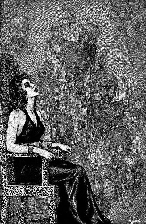 Virgil Finlay, Arte Peculiar, Macabre Art, 다크 판타지, Pulp Art, Creepy Art, Ethereal Art, Ex Libris, Gothic Art