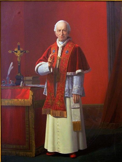 Ritratto di papa Leone XIII, (F.P. Marchiani, post 1878) - Category:Portrait paintings of Leo XIII - Wikimedia Commons Pope Leo Xiii, Pope Leo, Catholic Art, Wikimedia Commons, Portrait Painting, Three Quarter, Rome, Paintings