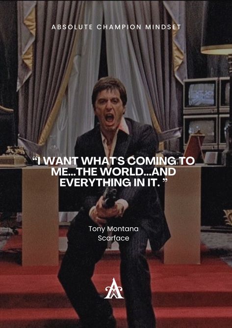 Monaco Quotes, Manny Scarface, Tony Montana Quotes, Montana Quotes, Scarface Quotes, Movie Quotes Inspirational, Scarface Movie, Montana Art, Godfather Movie