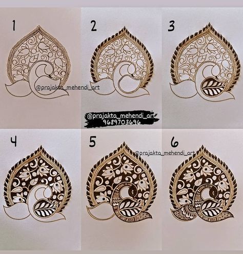 Round Mehndi Design, Peacock Mehndi, Peacock Mehndi Designs, Henna Kit, Front Mehndi Design, Unique Mehndi, Paid Promotion, Mehndi Designs Bridal Hands, Beginner Henna Designs