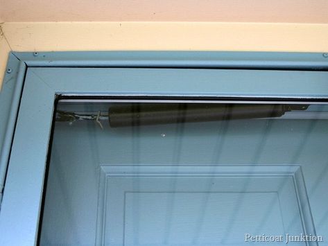 Storm Door Color, Painting A Screen Door, How To Paint An Aluminum Front Door, How To Paint A Metal Screen Door, How To Paint A Storm Door, How To Paint Metal Storm Door, Paint Storm Door Metals, Paint Storm Door, Painted Storm Door