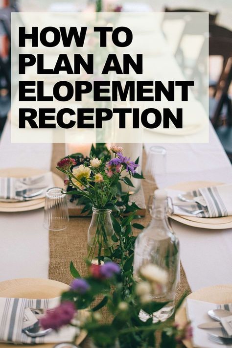 Newlywed Party Ideas, Wedding Ceremony After Elopement, Mini Wedding Reception Ideas, Second Wedding Reception, Reception Ideas After Eloping, Separate Wedding And Reception, At Home Wedding Party, No Wedding Just Reception, Celebration Of Marriage Party Ideas