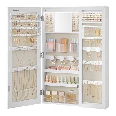 Jewelry organizer diy wall