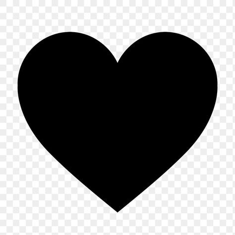 Black Heart Png Icon, Heart Png For Editing, Heart Symbol Aesthetic, Heart Overlay Png, Heart Png Aesthetic, Hart Png, White Heart Png, Transparent Heart Png, Black Heart Png