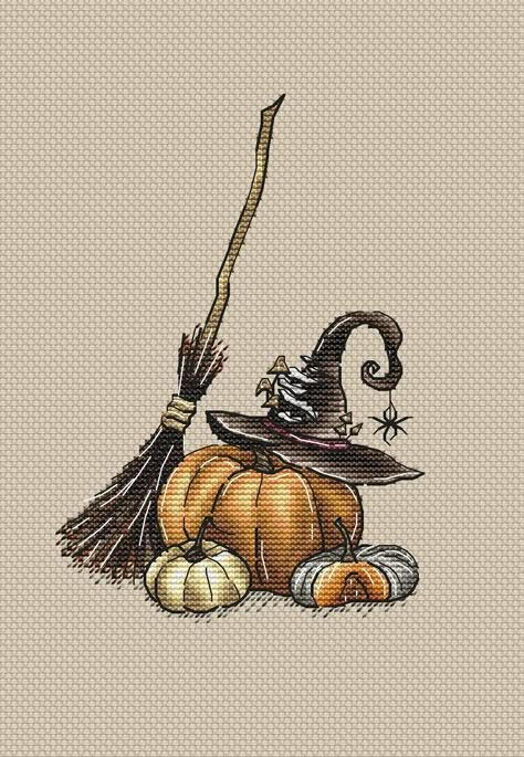 Autumn Magic cross stitch chart designed by Nadezhda Kazarina.  ATTENTION! Fabric and threads are not included! Cross stitch charts are intended for personal use only and can't be distributed any way. Magic Cross Stitch, Christmas Cross Stitch Patterns Free, Halloween Cross Stitch Charts, Witch Cross Stitch, Autumn Cross Stitch Patterns, Fall Cross Stitch, Free Cross Stitch Charts, Wedding Cross Stitch Patterns, Understand Me