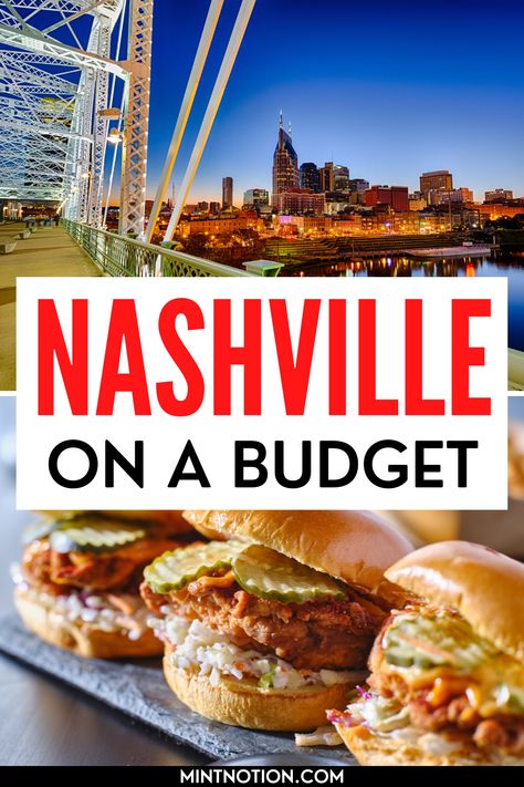 Nashville on a budget: Travel guide for first-timers Nashville On A Budget Tips, Nashville Tennessee New Years Eve, Cheap Nashville Trip, Visiting Nashville Tennessee, Trip To Nashville Tennessee, Nashville In February Outfits, Nashville On A Budget, To Do Nashville, Nashville Nails