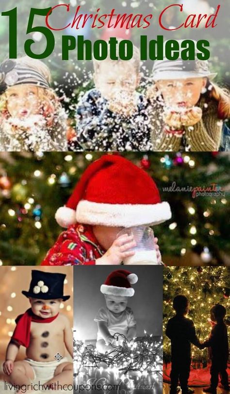 Do you have any Christmas Card Picture ideas? Get some inspiration! Check out the 15 Unique Christmas Card Photo Ideas we’ve put together for you. #livingrichwithcoupons #christmascardideas #holidaycardideas #christmasphotoideas #holidayphotos #uniquechristmascardphotoideas #christmascards Christmas Card Picture Ideas, Toddler Christmas Pictures, Toddler Christmas Photos, Christmas Photoshoot Kids, Diy Christmas Photoshoot, Diy Christmas Pictures, Christmas Card Photo Ideas, Christmas Pictures Kids, Diy Christmas Photo