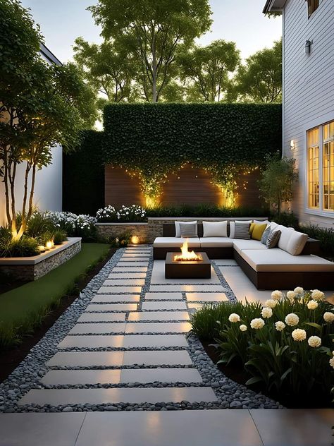 Small Backyard Set Up, Rooftop Yard, Courtyard Gardens Design, Modern Backyard Landscaping, Desain Lanskap, Patio Garden Design, التصميم الخارجي للمنزل, Modern Backyard, Outdoor Gardens Design