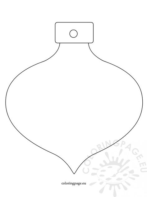 Christmas Tree Ornaments template Blank Christmas Ornament Template, Ornaments Template, Christmas Ornament Template, Clay Christmas Decorations, Bird Template, Christmas Tree Template, Printable Christmas Coloring Pages, Grinch Christmas Decorations, Ornament Template