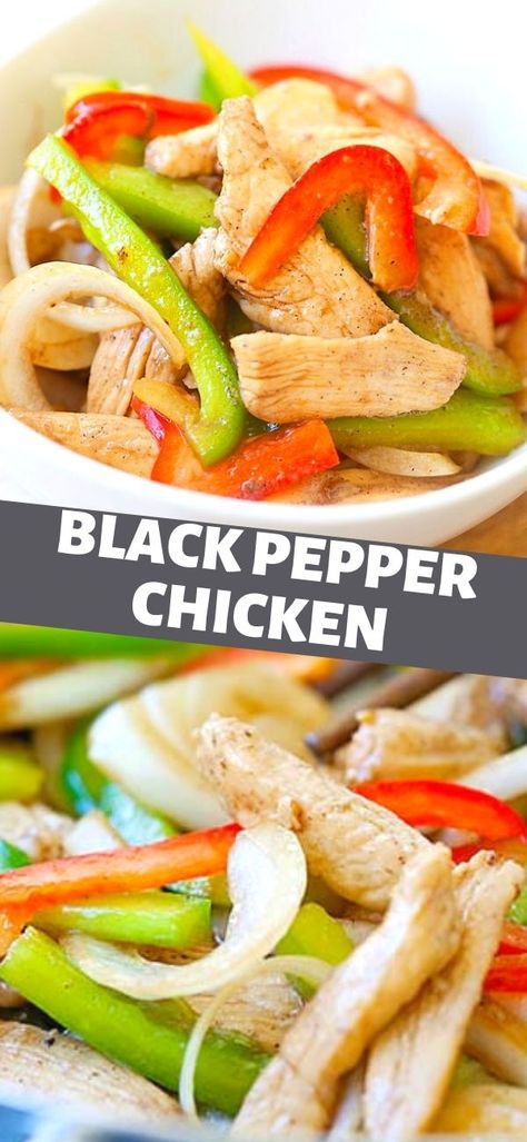 Chicken Pepper Onion Stir Fry, Chicken With Green Peppers And Onions, Chicken And Bell Pepper Recipes Stir Fry, Chicken Onion Bell Pepper Recipe, Chicken And Bell Pepper Recipes Healthy, Chicken Peppers And Onions Stir Fry, Chicken And Bell Pepper Recipes, Black Pepper Chicken Stir Fry, Easy Black Pepper Chicken