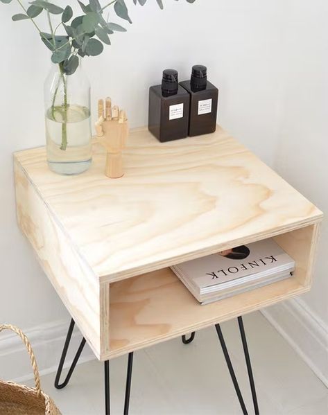 The Pinterest "100 Report" of the Top Trends for 2017 - PureWow Diy Mid Century Modern, Koti Diy, Diy Mid Century, Mid Century Modern Nightstand, Diy Nightstand, Dekor Diy, Diy Casa, Modern Nightstand, Boho Interior