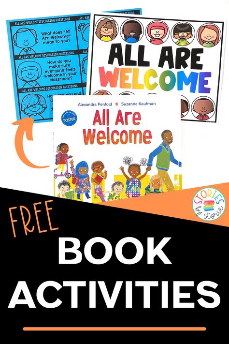 The beginning of the school year is often a combination of excitement, nerves, and possibilities. One of my favorite books to start the year is All Are Welcome. This book lets young children know that no matter what, they have a place, they have a space, they are welcome in their school. Here are a few activities you can pair with this book. We Are All Welcome Book Activities, Same Same But Different Book Activities, 1st Grade Book Activities, All Are Welcome Here Book Activities, Back To School Book Activities, Be You Book Activities, All Are Welcome Activities, Pre K Beginning Of The Year Activities, The Day You Begin Book Activities