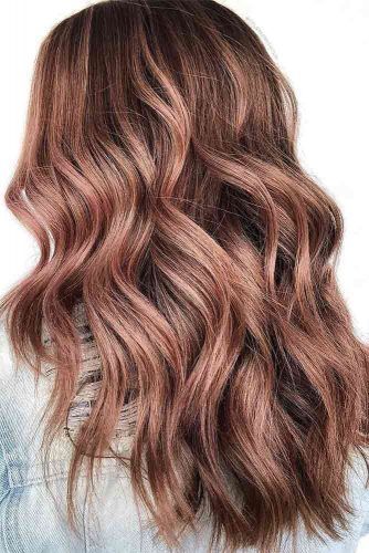 Rosy Brown Hair, Rose Brown Balayage, Rose Brown Hair Color, Mocha Highlights, Rose Brown Hair, Hair Color Dark Brown, Hair Color 2017, Blond Ombre, Dyed Hair Pastel