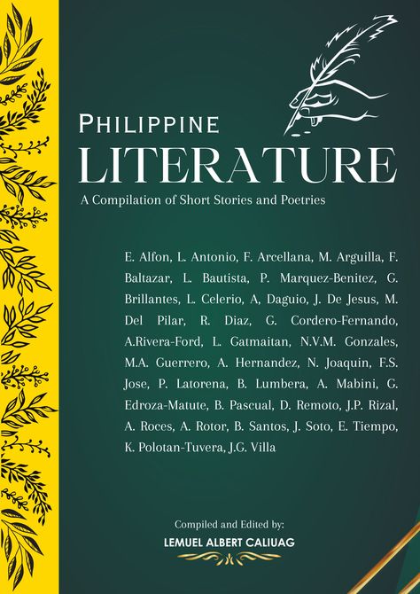 This minimalist compilation of the Philippine's literature will make you astonished and appreciate the beauty of its rich culture and diversity throughout the years. This includes 35 awesome Filipino authors with their short stories and poetries that contributed to the country's literature growth and excellence! Philippine Literature, Literary Fiction, Short Story, Remote Work, Short Stories, Authors, Marketing And Advertising, Cute Wallpapers, Literature