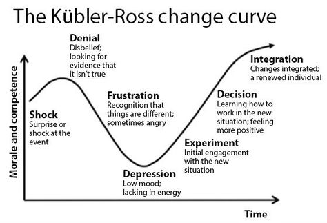 Untitled 5 Stages Of Change, Stages Of Change, Mind Journal, Kubler Ross, Truth Of Life, Mindfulness Journal, Change Management, Coping Mechanisms, Human Emotions