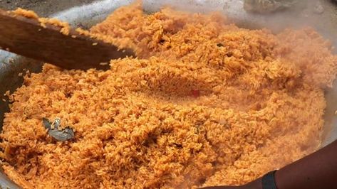 HOW TO COOK NIGERIAN PARTY JOLLOF RICE - YouTube Party Jollof Rice Nigerian, How To Cook Jollof Rice, Jollof Rice Nigerian, Party Jollof Rice, Nigerian Party, Nigerian Recipes, Party Cooking, Jollof Rice, Rice Ingredients