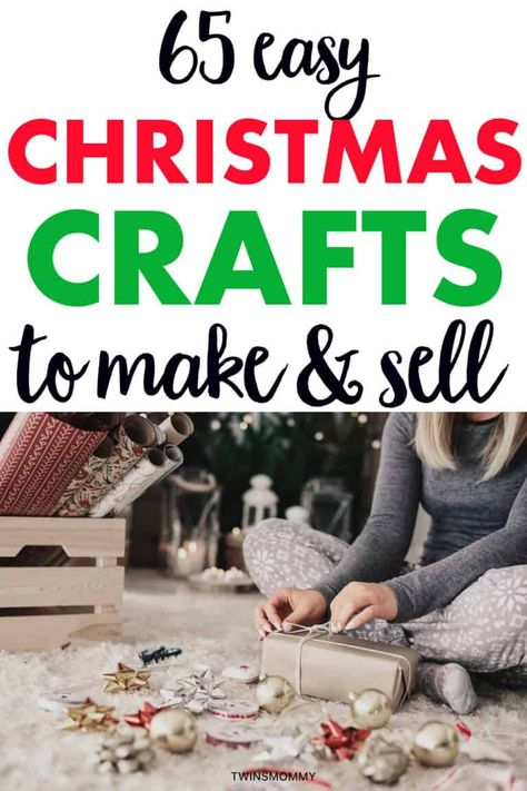 Quick And Easy Christmas Crafts To Sell, Christmas Budget Ideas, Christmas Crafts To Sell Make Money, Unique Diy Crafts, Christmas Crafts To Make And Sell, Extra Money On The Side, Diy Stocking Stuffers, Christmas Crafts To Sell, Selling Handmade Items