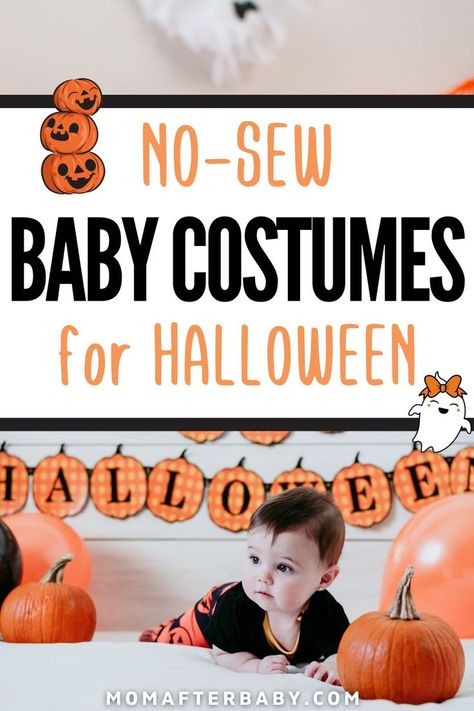 Busy parents looking for a last minute halloween costume for baby, unite! These no-sew, DIY, and totally adorable baby Halloween costume ideas will save the day, ensuring your baby is the most adorable trick-or-treater on the block. Mom Baby Halloween Costumes, Funny Baby Halloween Costumes, Mom And Baby Costumes, Diy Baby Halloween Costumes, Diy Girls Costumes, Costumes For Babies, Toddler Holiday Gifts, Diy Baby Costumes, First Halloween Costumes