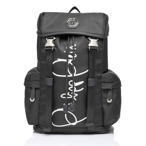 This Paris Roads nylon and eco leather backpack by Philipp Plein is a step away from the brand's classic PP logo backpacks. The signature-esque logo on the front adds a personal touch.   [note]£750. [link url="https://www.plein.com/gb/backpack-paris-roads/F18A-MBA0474-PXV003N_02.html#q=backpack&lang=en_GB&start=5"]plein.com[/link][/note] Pp Logo, Paris Roads, Cool Backpacks For Men, Best Backpacks, Backpacks For Men, Gq Magazine, Stylish Backpacks, Osprey Backpack, Cool Backpacks