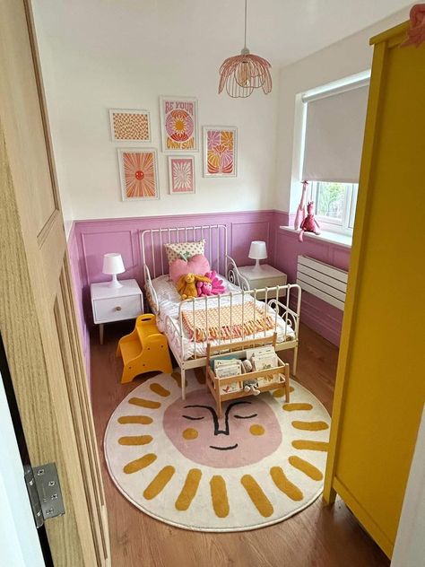 Spring Room, Bedroom Wall Decor Ideas, Instagram Follower, Kids Rooms Inspo, Room Inspired, Colorful Kids Room, Grow Instagram, Toddler Girl Room, Kids Bedroom Inspiration