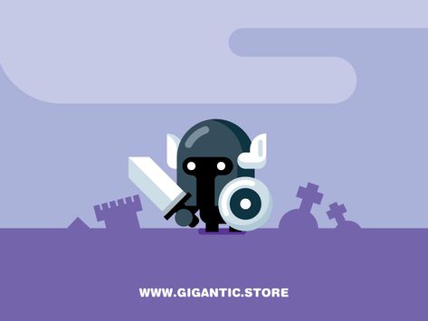 Flat Design EASY Game Character by Gigantic Simple Game Character Design, 2d Character Design Game, Simple Game Design, Simple Game Character, 2d Game Character Design, Simple Character Design, 2d Character Design, Character Flat Design, Colorful Website Design