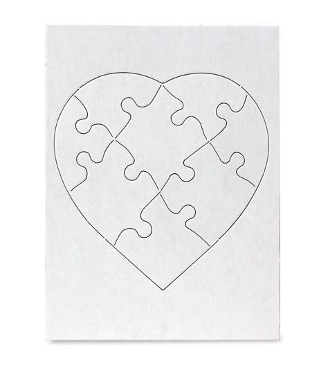 PRICES MAY VARY. BLANK HEART JIGSAW PUZZLE – This Compoz-A-Puzzle is ideal for weddings, showers, birthdays, invitations and classroom or home activities. Everyone, old and young, will love this 6 x 8 inch puzzle. A BLAST TO DECORATE – Coming up with your idea on how to decorate this puzzle is half the fun. Decorate with crayons, markers, pencils, rubber stamps, paint and much more! ULTRA DURABLE MATERIAL – These puzzles are built to last and are made of sturdy cardboard material. Matte white on Blank Puzzle Pieces, Party Favors Diy, Puzzle Drawing, Love Puzzle, Sparkly Jumpsuit, American Legion, Heart Puzzle, Easy Doodles, Journal Books