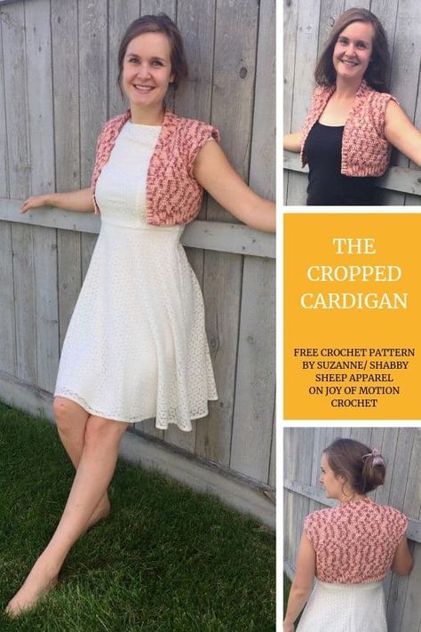 Crochet Cropped Vest Pattern Free, Crochet Crop Shrug Pattern Free, Crochet Bolero Free Pattern For Women, Bolero Crochet Pattern Free, Cropped Cardigan Crochet Pattern, Crochet Bolero Pattern Free, Cropped Cardigan Crochet, Crochet For Women, Vest Haken