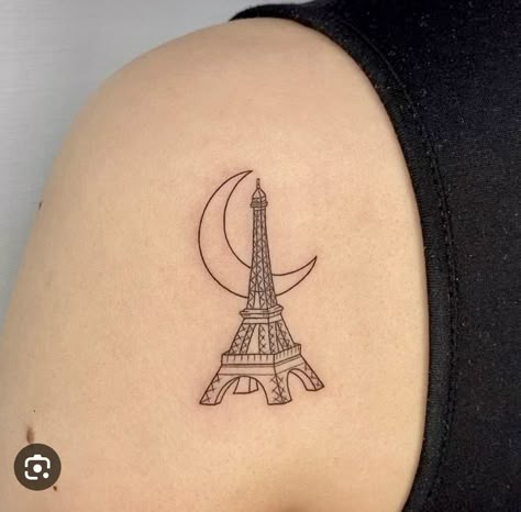 Eiffel Tower Tattoo, Tower Tattoo, France Tattoo, Paris Tattoo, French Tattoo, Becoming A Tattoo Artist, Palm Tattoos, Infinity Tattoos, Cute Tiny Tattoos