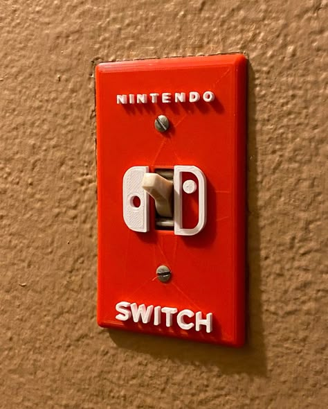 Nintendo Light, Nintendo Room, Geek Home Decor, Mario Room, Switch Design, Video Game Room Design, Gamer Room Decor, Game Room Ideas, Geek Decor