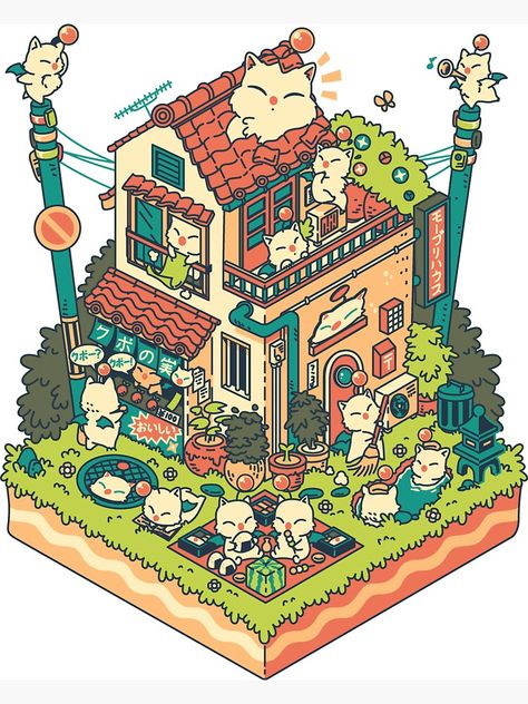 Animal Crossing Pixel Art, Isometric House, Isometric Art, Isometric Design, House Illustration, Composition Design, House Drawing, Prop Design, Art And Illustration