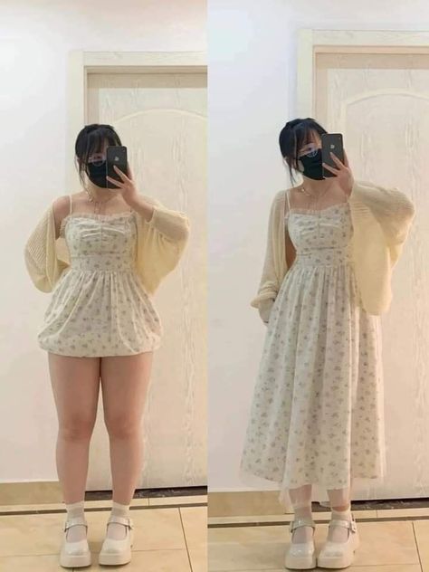 Korean Style Outfits Plus Size, Thick Asian Outfit, Asian Plus Size Outfits, Royalty Aesthetic Outfit, Chubby Girl Fashion Outfits, Chubby Dress Outfit, Picnic Outfit Plus Size, Short And Chubby Fashion Outfits, Clothes For Chubby Girls