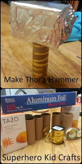 Superhero Theme Crafts, Marvel Craft Ideas, Marvel Crafts For Kids, Thor Birthday Party, Marvel Crafts, Superhero Preschool, Superhero Week, Superhero Camp, Super Hero Activities