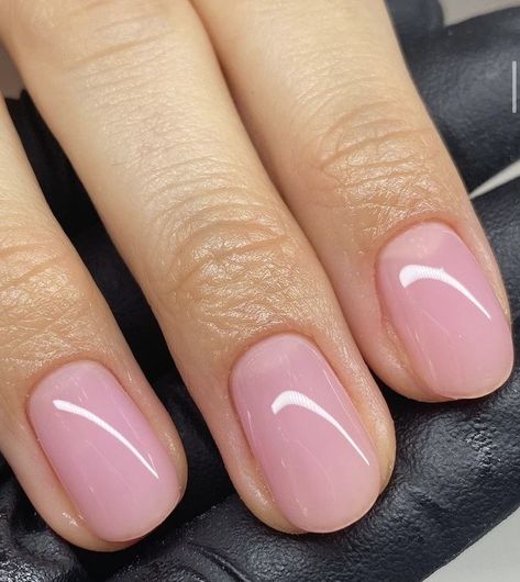 Pink Gel Dip Nails, Bridesmaid Checklist, Natural Nails Gel, Short Pink Nails, Sheer Nails, Pink Gel Nails, Pink Manicure, Nagel Inspo, Nails Pink